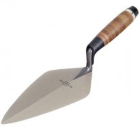 Marshalltown 10\" Narrow London Brick Trowel - Leather Hdl